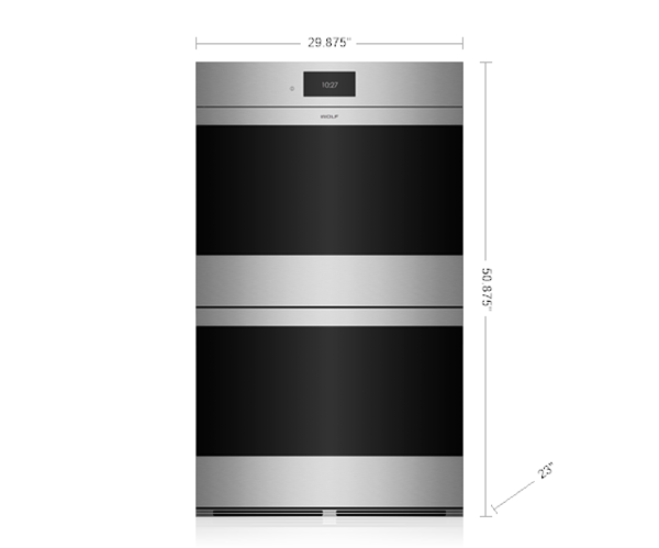 Wolf 30 E Built-In Double Electric Wall Oven-DO30PE/S/PH