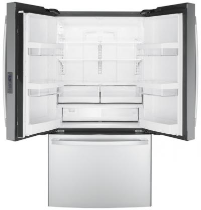 36" GE Energy Star Counter Depth Fingerprint Resistant French Door Refrigerator - GWE23GYNFS