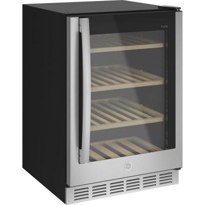 24" GE Profile 5.1 Cu. Ft. Beverage Center in Stainless Steel - PVS06BSPSS