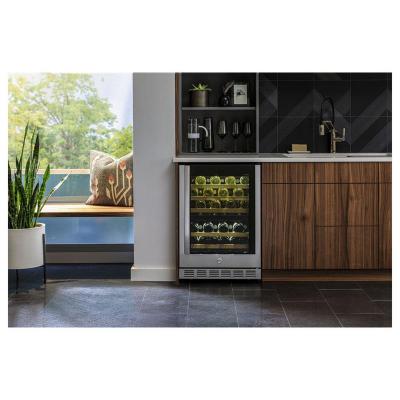 24" GE Profile 4.8 Cu. Ft. Wine Cooler with 44 Bottle Capacity in Stainless Steel - PWS06DSPSS