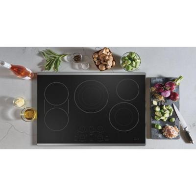 GE Profile 36 Built-In Electric Cooktop Stainless Steel  - Best Buy