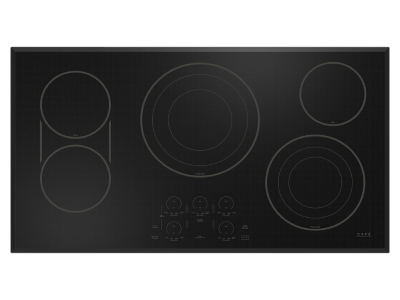 36" Café Touch Control Electric Cooktop in Black - CEP90361TBB