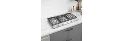 36" Electrolux Gas Cooktop With Flexible Brass Power Burner - ECCG3668AS