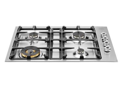 30" Bertazzoni Professional Series Gas Cooktop with 4 Sealed Burners - QB30400X