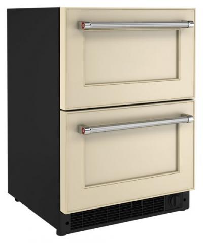 24" KitchenAid Undercounter Double-Drawer Refrigerator in Panel Ready - KUDF204KPA