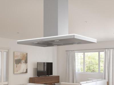 42" Zephyr Lucé Island Range Hood in Stainless Steel - ZLC-E42CS