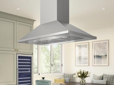 42" Zephyr Siena Pro Island Mount Ducted Hood - ZSL-E42CS