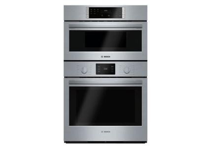 30" Bosch 4.6 Cu. Ft. 500 Series Combination Oven In Stainless Steel - HBL57M52UC