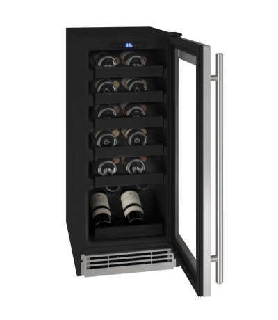 15" U-Line Wine Refrigerator with 3.0 Cu. Ft. Capacity - UHWC115-BG01A