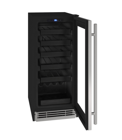 15" U-Line Wine Refrigerator with 3.0 Cu. Ft. Capacity - UHWC115-BG01A