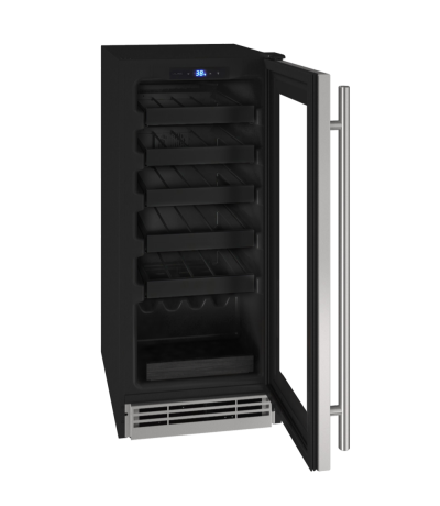 15" U-Line Wine Refrigerator with 3.0 Cu. Ft. Capacity - UHWC115-IG01A