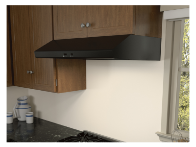 30" Zephyr Core Series Cyclone Under Cabinet Range Hood in Black - AK6500CB