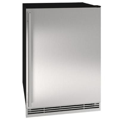 24" U-Line Compact Refrigerator-Freezer with 5.7 Cu Ft. Capacity - UHRF124-BS01A