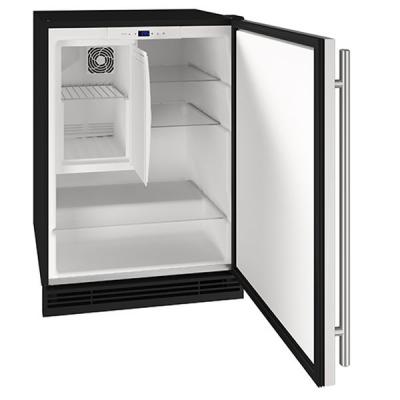 24" U-Line Compact Refrigerator-Freezer with 5.7 Cu Ft. Capacity - UHRF124-BS01A