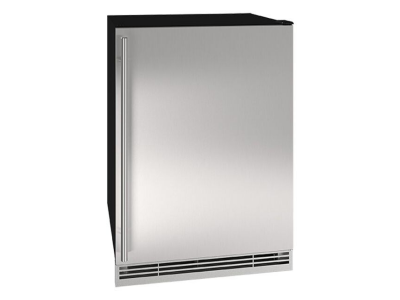 24" U-Line Built-In Refrigerator with 4.2 cu. ft Capacity - UHRI124-SS01A