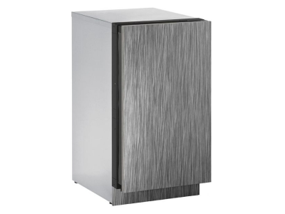 18" U-Line 3000 Series Built-in Clear Ice Machine with Stainless solid Finish with no pump - U-3018CLRS-00C