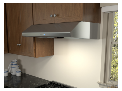 36" Zephyr Hurricane Under Cabinet Range Hood in Stainless Steel - AK2536CS