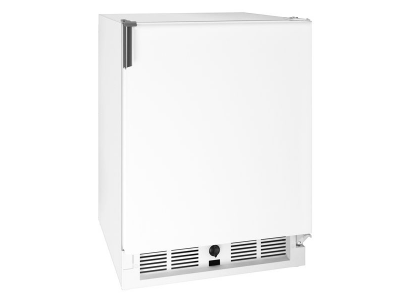 21" U-Line MRI121 2.1 Cu. Ft. Marine 115V Refrigerator/Ice Maker in White Solid - UMRI121-WS01A