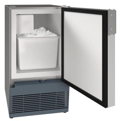 15" U-Line Built-in MCR015 Crescent Ice Maker in Stainless Steel - UMCR015-SS01A