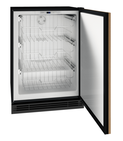 24" U-Line HFZ124 Series Convertible Freezer with 4.8 cu.ft. Capacity - UHFZ124-IS01B