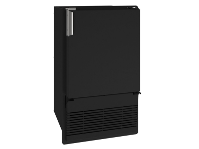 14" U-Line Built-in MCR014 Crescent Ice Maker in Black - UMCR014-BC01A