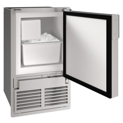 14" U-Line Built-in MCR014 Crescent Ice Maker in Stainless Steel - UMCR014-SC01A