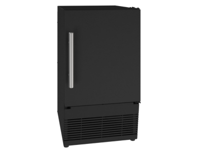 15" U-Line Built-in ACR015 Crescent Ice Maker in Black - UACR015-BS01A
