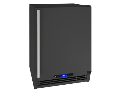 21" U-Line 2.1 Cu. Ft. ARI121 Built-in Refrigerator/Ice Maker in Black - UARI121-BS01A