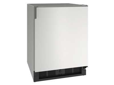 21" U-Line 2.1 Cu. Ft. MRI121 230V Refrigerator/Ice Maker in Stainless Solid - UMRI121-SS02A