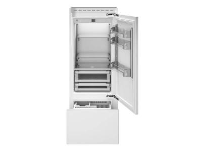 30" Bertazzoni 15.5 Cu. Ft. Built-in Bottom Mount Refrigerator in Panel Ready - REF30BMBIPRT