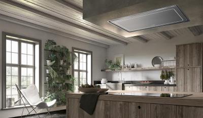 36" Faber High-Light Ceiling Mount Island Range Hood In Stainless Steel - HILTIS36SSNB