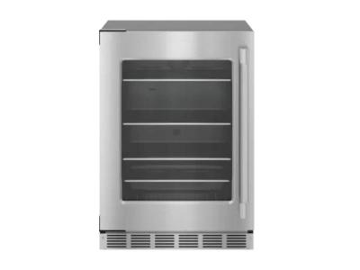 24" Thermador 5.2 Cu. Ft. Professional Glass Door Refrigeration in Stainless Steel - T24UR925LS