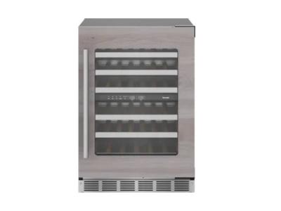 24" Thermador  Under Counter Wine Cooler with Glass Door - T24UW905RP