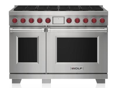 48" Wolf 7.8 Cu. Ft. Dual Fuel Range with 8 Burners - DF48850/S/P/LP