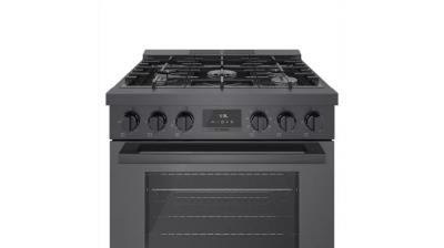 30" Bosch 800 Series Dual Fuel Freestanding Range In Black Stainless Steel - HDS8045C