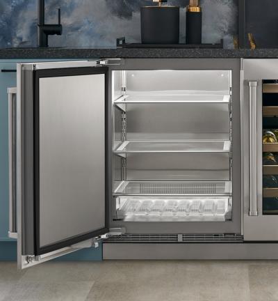 24" SubZero 5.4 Cu. Ft. Outdoor Right-Hinge Undercounter Refrigerator in Panel Ready - DEU2450RO/R