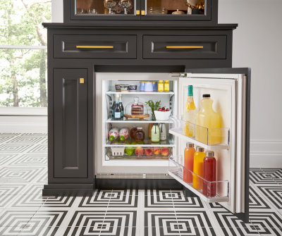 24" SubZero 5.0 Cu. Ft. Designer Left-Hinge Undercounter ADA Height Refrigerator in Panel Ready - DEU2450R/ADA/L