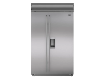48" SubZero 28.4 Cu. Ft. Classic Built-in Side-by-Side Refrigerator Freezer with Dispenser and Tubular Handle- CL4850SD/S/T