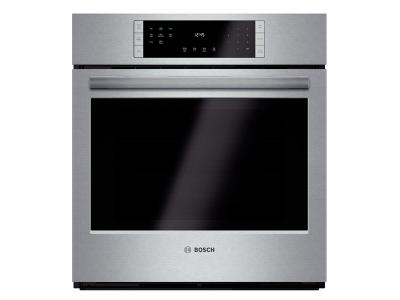27" Bosch 800 Series Single Wall Oven In Stainless Steel - HBN8451UC