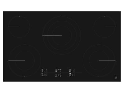 36" Jenn-Air Oblivion Electric Radiant Cooktop With Emotive Controls - JEC4536KB