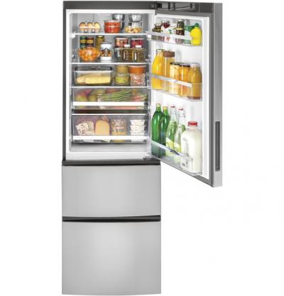 24" GE 11.9 Cu. Ft. Bottom-Freezer Refrigerator In Stainless Steel - GLE12HSPSS