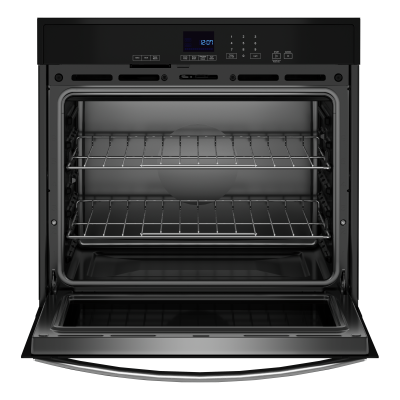 27" Whirlpool 4.3 Cu. Ft. Single Self-Cleaning Wall Oven in Stainless Steel - WOES3027LS