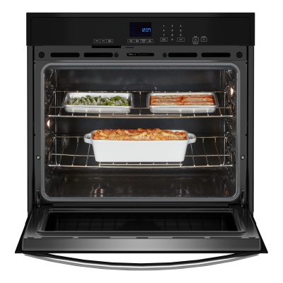 27" Whirlpool 4.3 Cu. Ft. Single Self-Cleaning Wall Oven in Stainless Steel - WOES3027LS