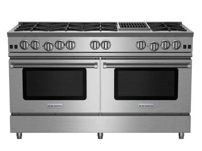 60" BlueStar  RNB Series Gas Range with 12 Charbroiler - RNB608CBV2