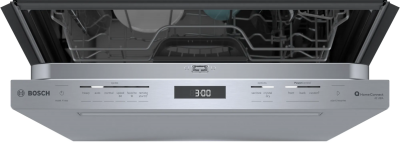 24" Bosch 800 Series 42 dBA Dishwasher with Flexible 3rd Rack in Stainless Steel - SHP78CM5N