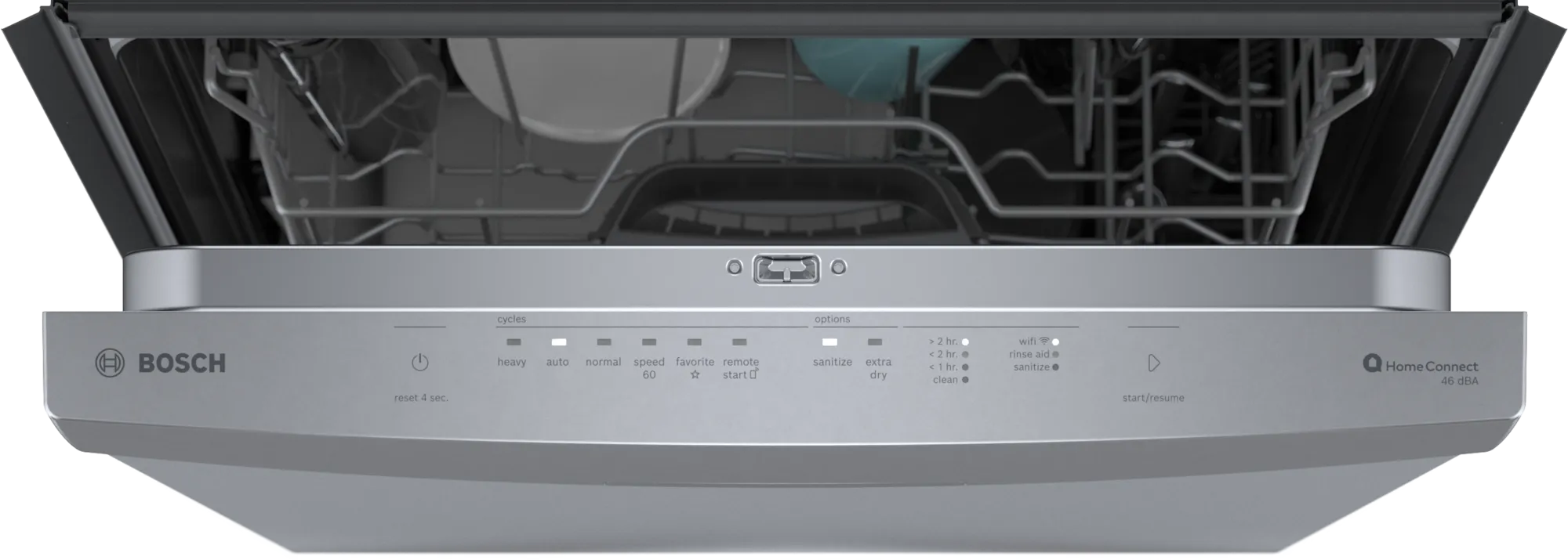 Bosch SHS53CD5N 24 300 Series 46 dBA Dishwasher with Standard 3rd R