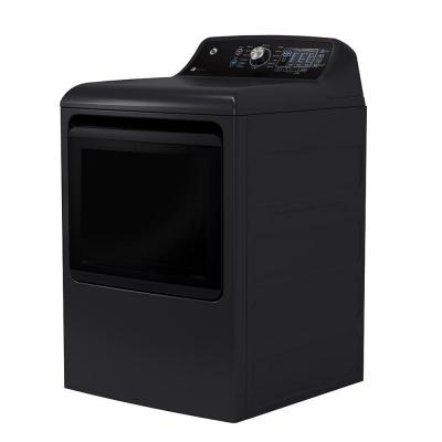 27" GE 7.4 Cu. Ft. Top Load Electric Dryer with SaniFresh Cycle in Diamond Grey - GTD69EBPTDG