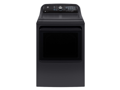 27" GE 7.4 Cu. Ft. Top Load Electric Dryer with SaniFresh Cycle in Diamond Grey - GTD69EBPTDG