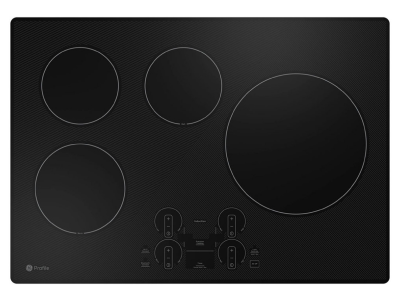 JEC3430HS JennAir 30 Lustre Stainless Electric Cooktop - Black with  Stainless Trim