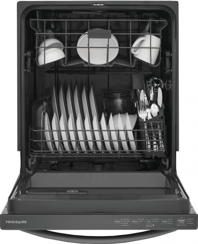 24" Frigidaire 52 dBA Built-in DishWasher in Black Stainless Steel - FDPH4316AD